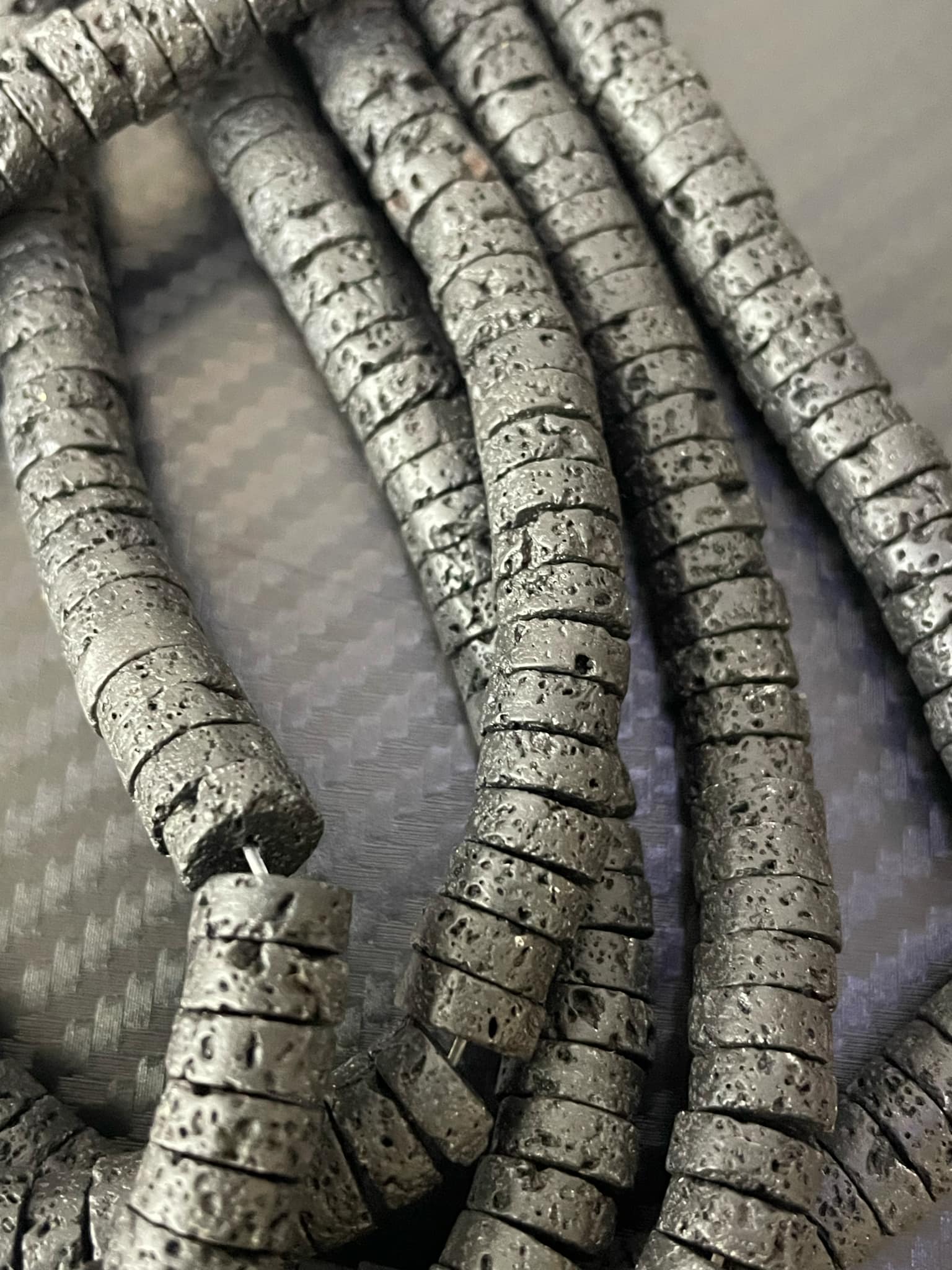 Lava Disc Strang ca. 8mm