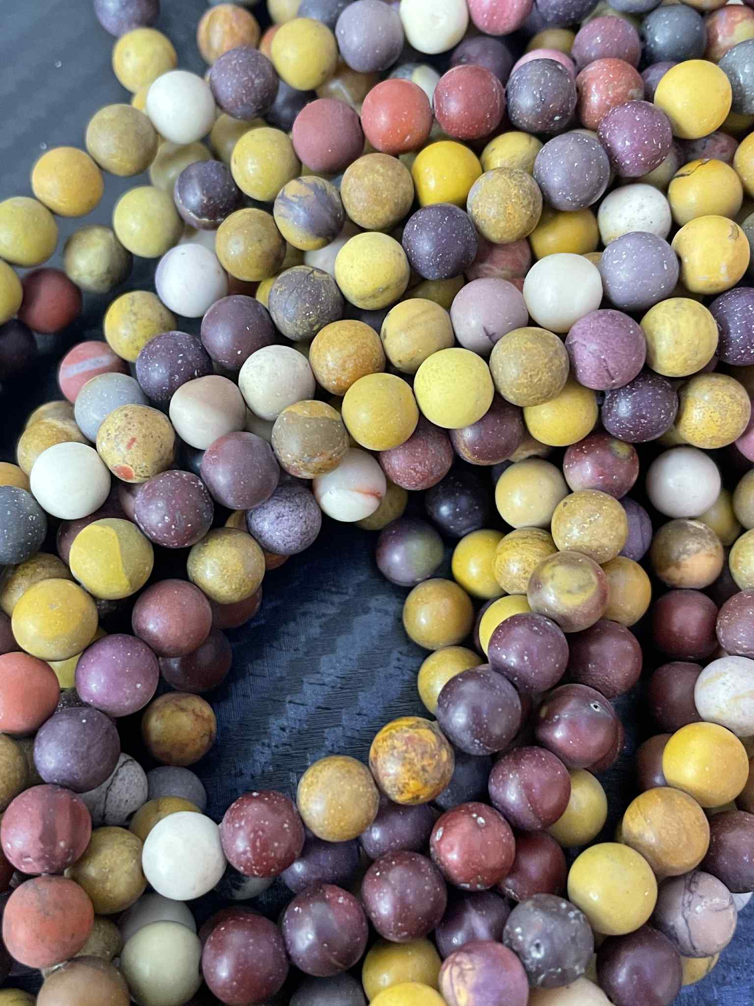 Mookait 6mm Matt Kugelstrang