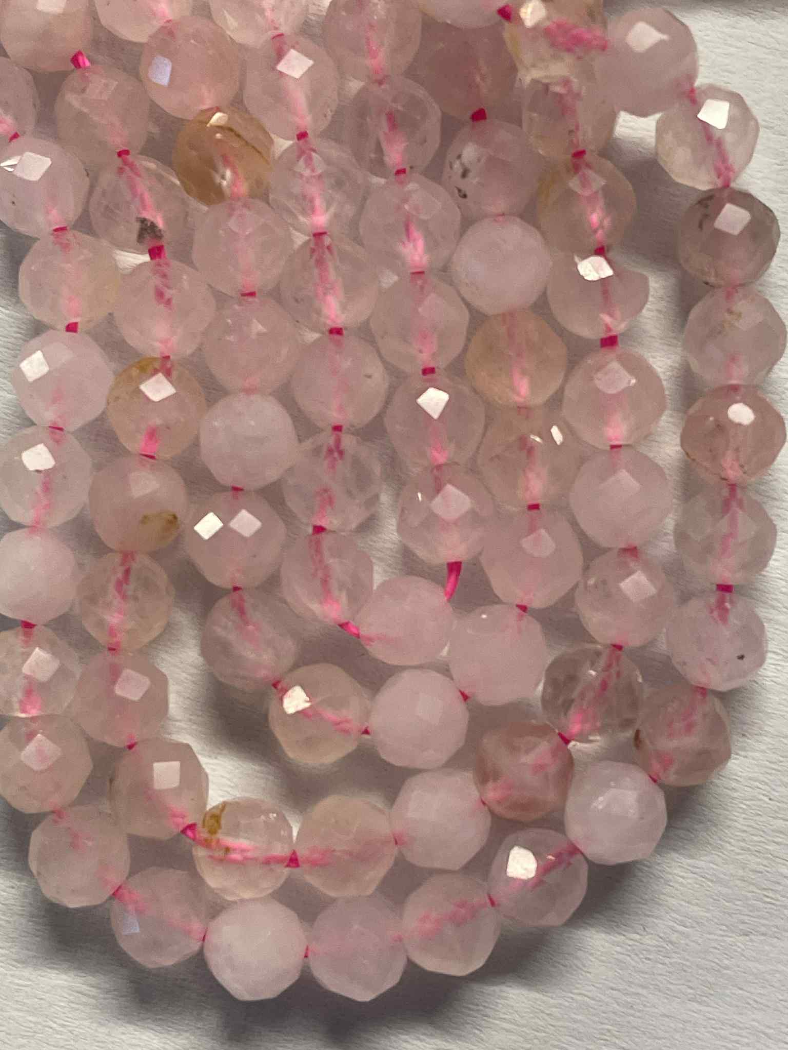 Rosenquarz 4mm facettiert AKTION