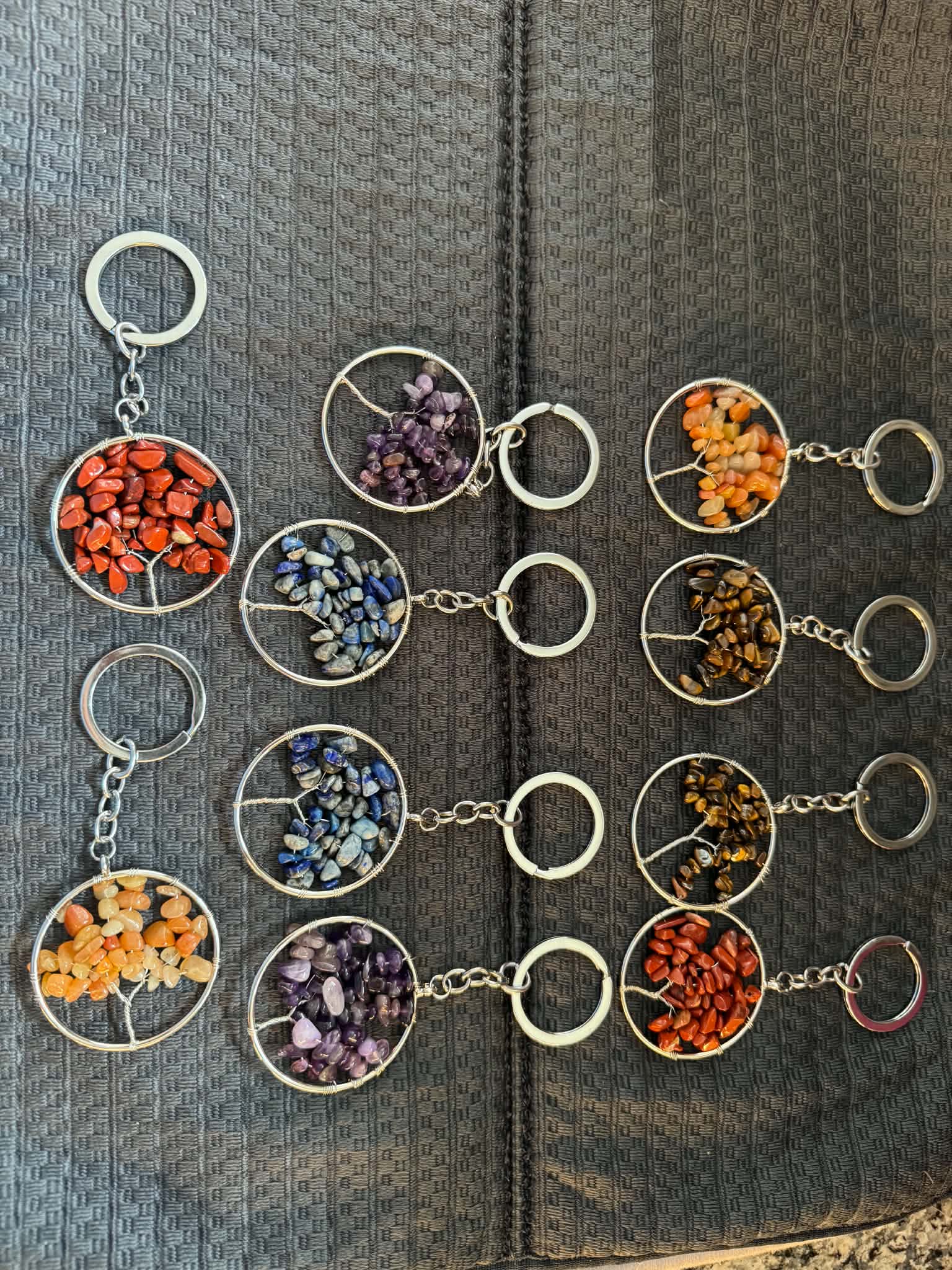 Lot de 10 porte-clés « Arbre de vie » 